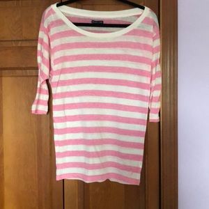 Striped cotton blouse